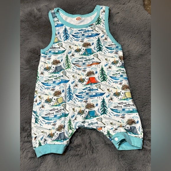 Other - Baby Boy or Girls Out Door Themed Summer Jumper. Size 12 Months. Brand New.